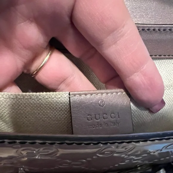 - sold Gucci Guccissima Medium  Emily Chain Cipria colored  Shoulder Bag - Picture 9 of 13